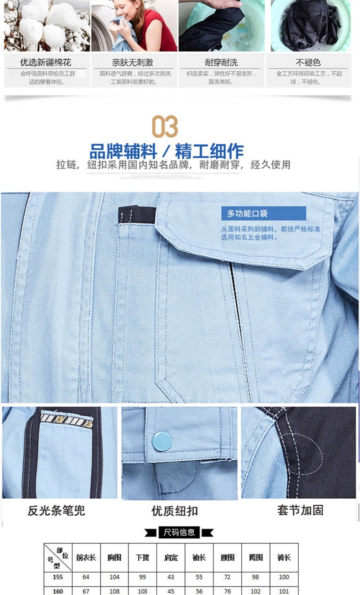 全棉工作服加工,全棉工作服生产(图4)