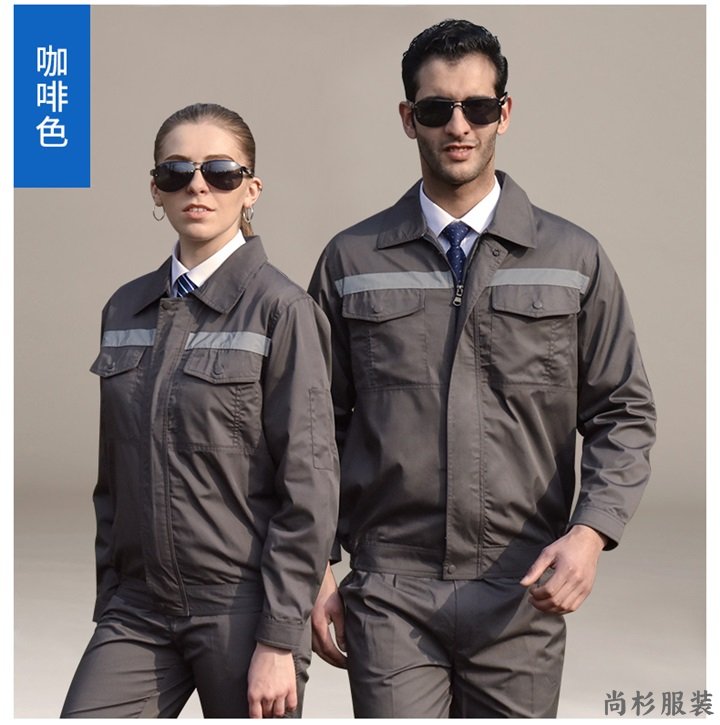 定做工服款式,定做工服价格,JCX003涤卡夏季长袖工(图10)