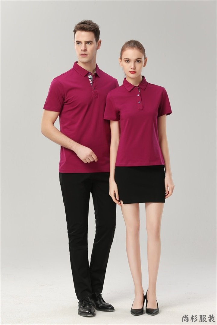 重庆Polo衫订做,重庆Polo衫工厂,SD858平纹翻领Polo衫(图5)