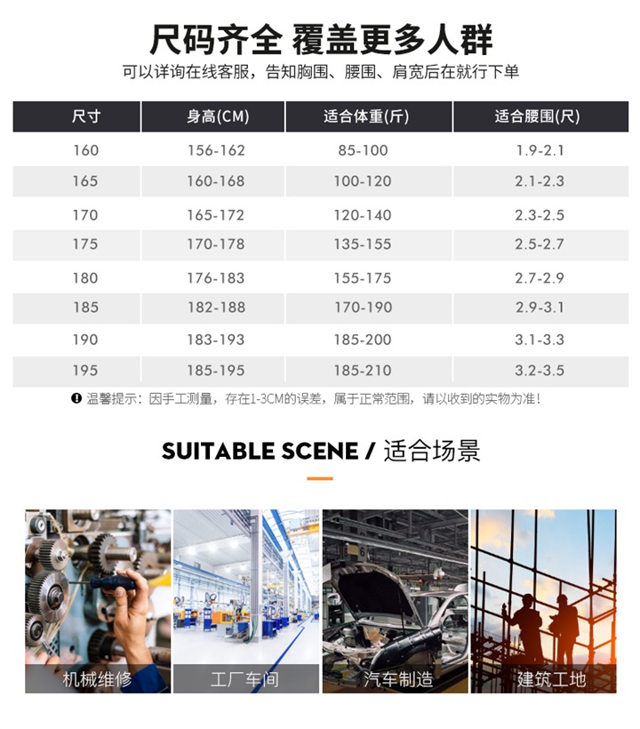 物流运输工作服长袖工作服(图3)