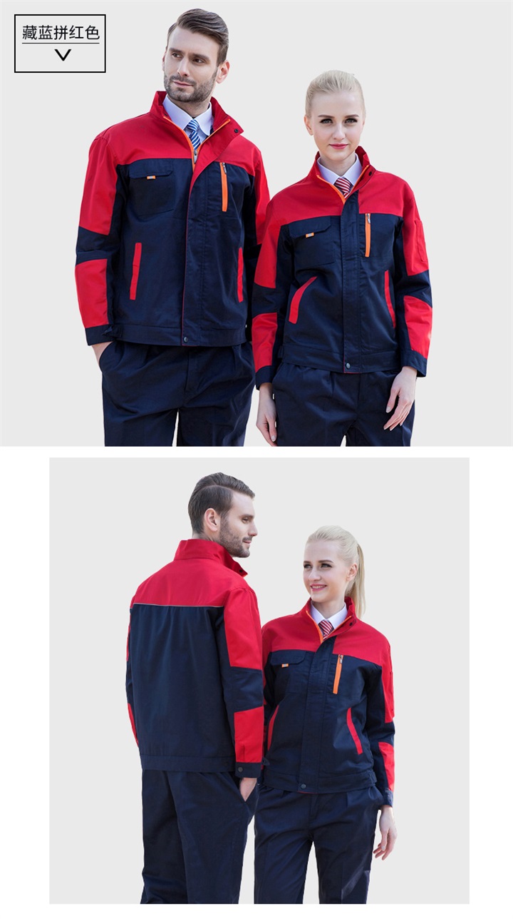 天津工作服定制,春秋长袖新款工服套装SH07(图8)