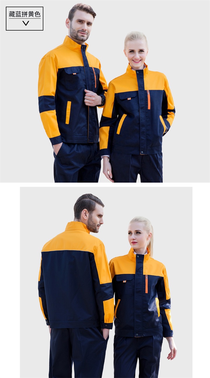 天津工作服定制,春秋长袖新款工服套装SH07(图9)