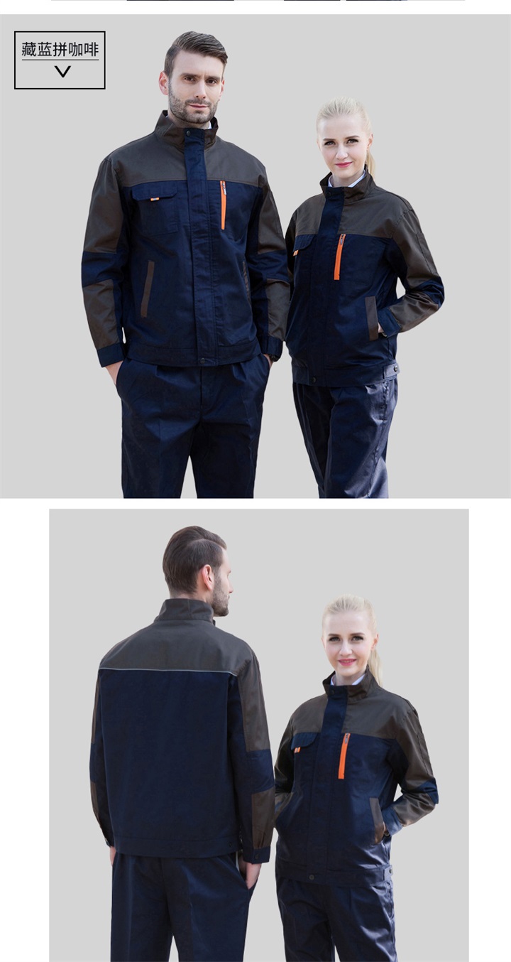 天津工作服定制,春秋长袖新款工服套装SH07(图11)