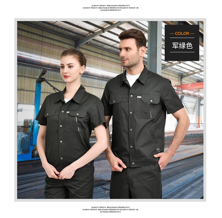 定做短袖工作服,短袖工作服定制,定做短袖工作服厂家(图9)